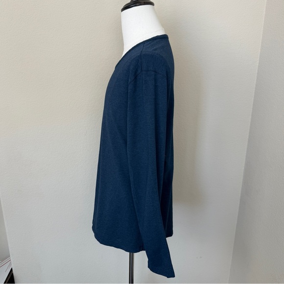 Lululemon Men’s 5 Year Basic Long Sleeve Size XL Heathered Nautical Navy - Picture 8 of 8